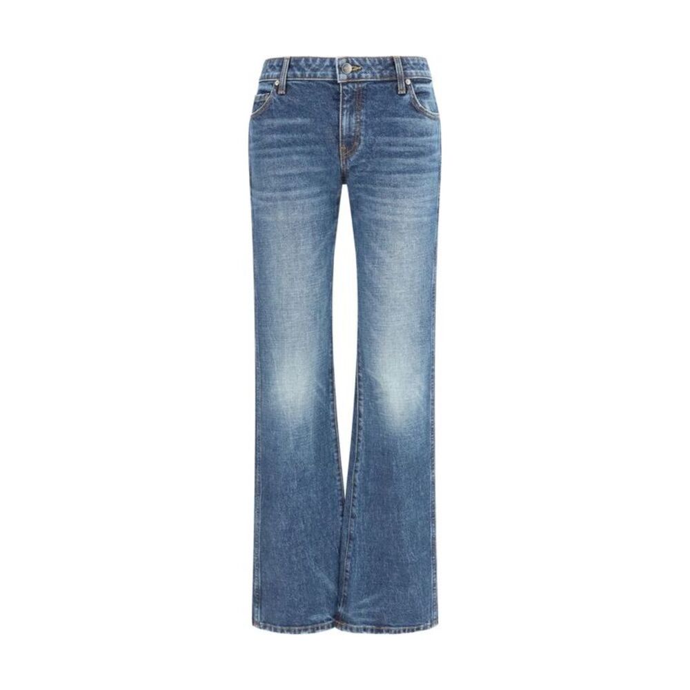 Khaite Blue Cotton Bootcut Women's Jeans